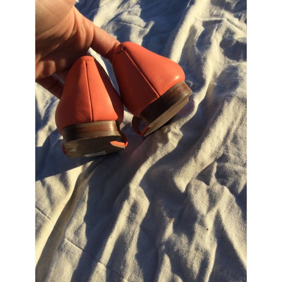 NEW Talbots 7.5 coral sandals slide business work women leather 7 1/2 coastal - Picture 9 of 9